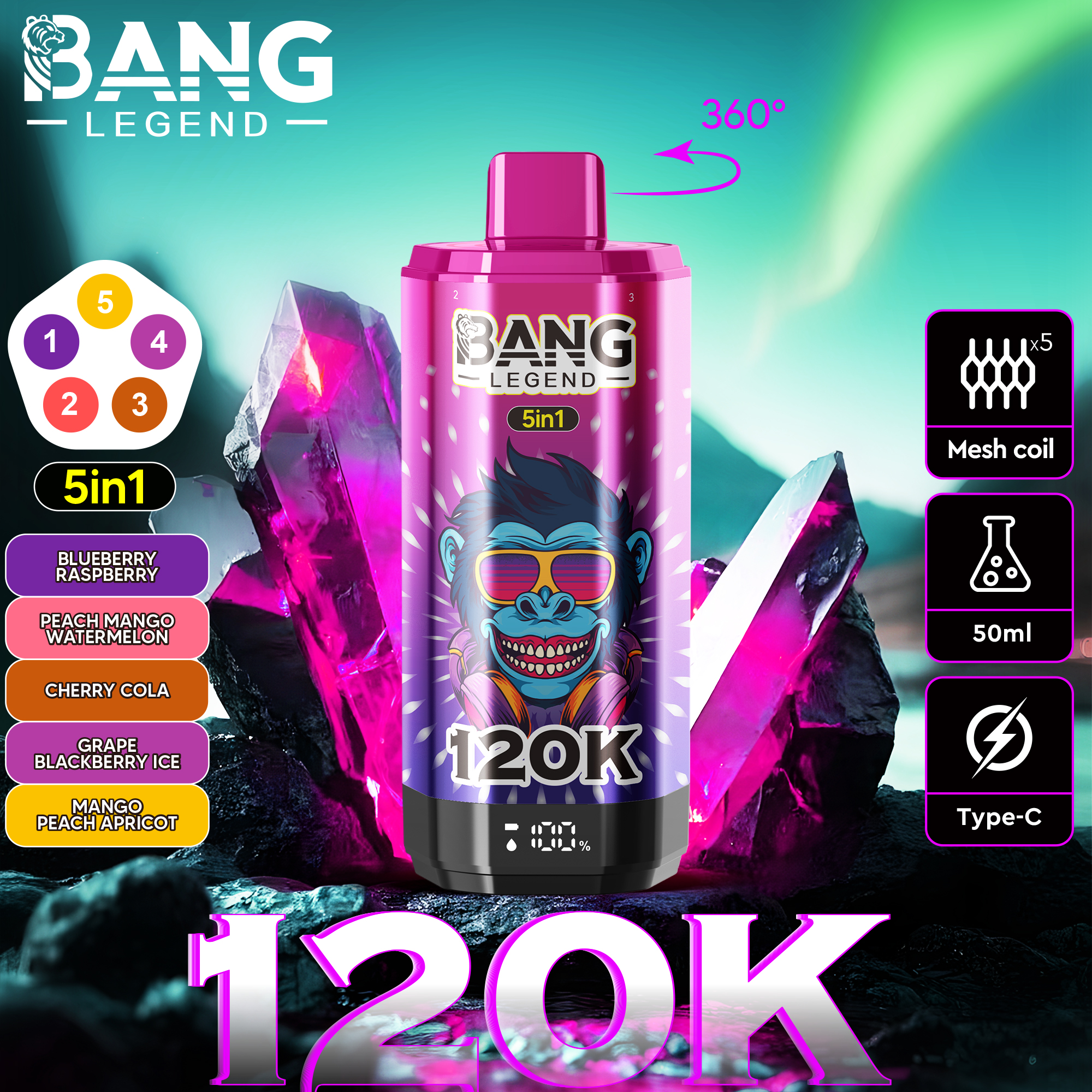 BANG LEGEND 120K U03