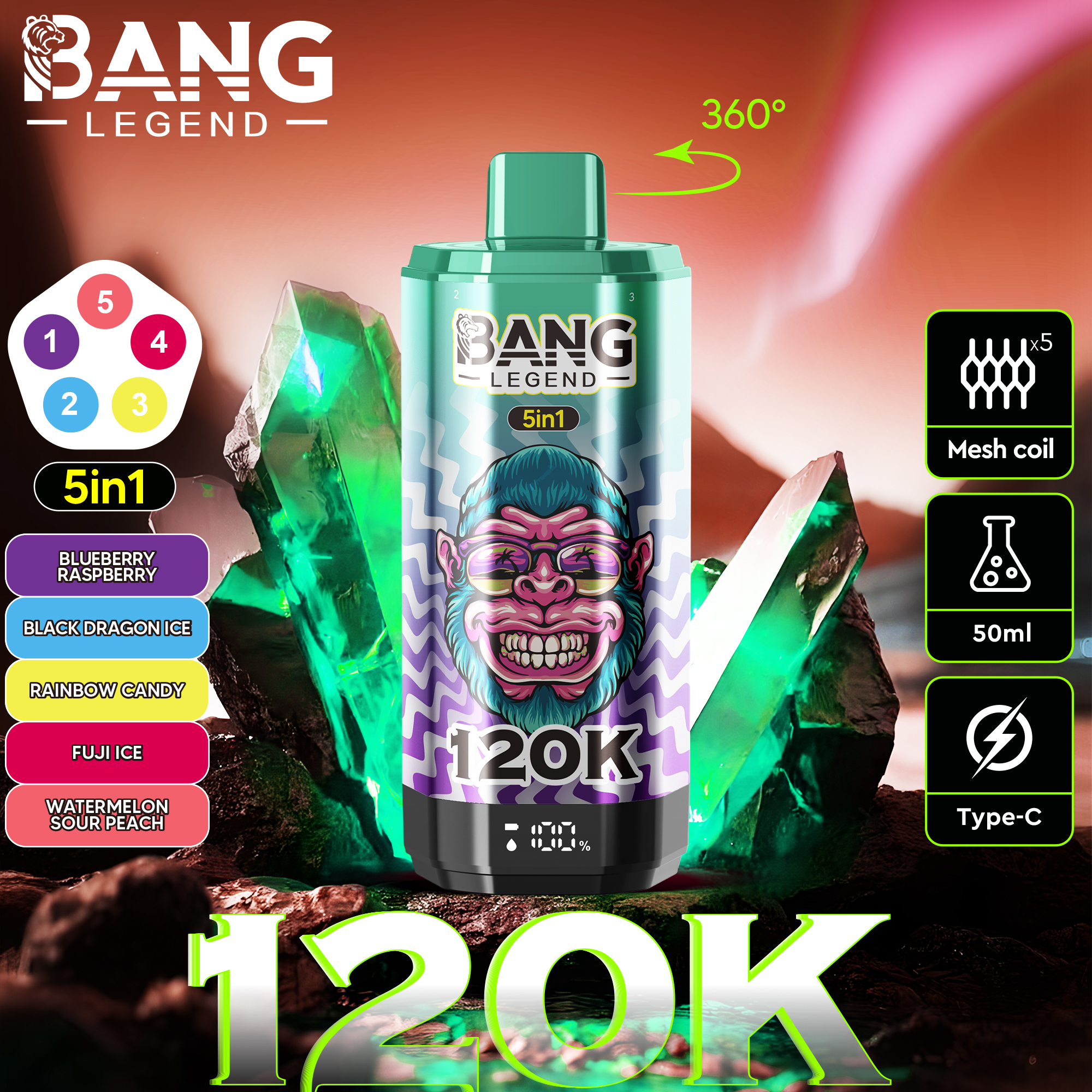 BANG LEGEND 120K U04