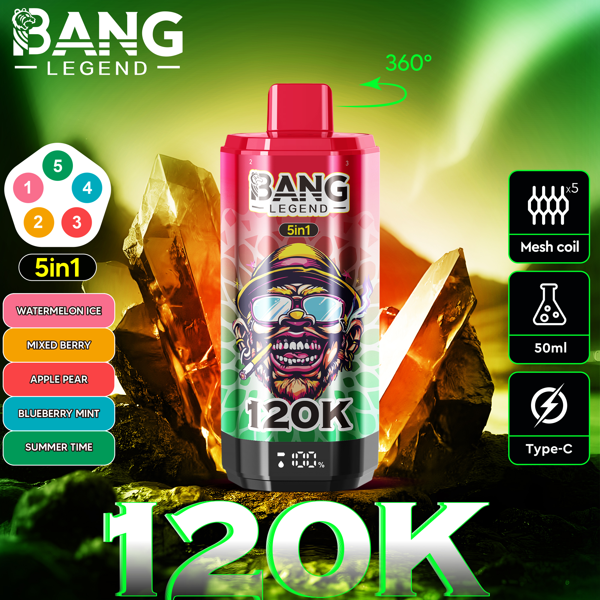 BANG LEGEND 120K U07