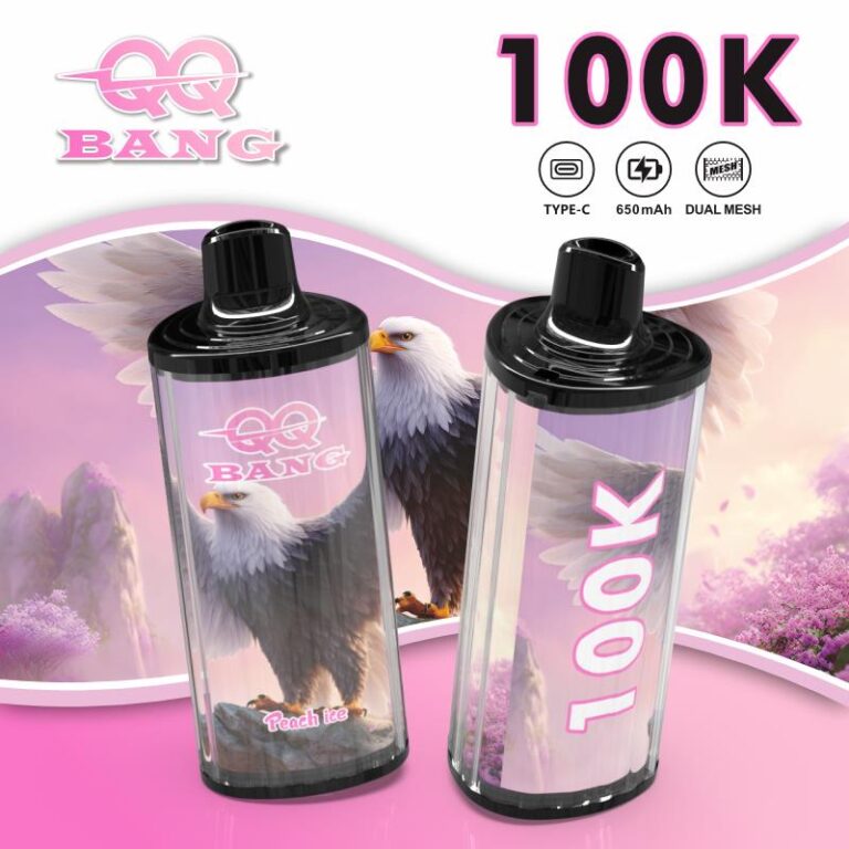 E-papieros Jednorazowy QQ BANG 100K (4 w 1) | Ekran LED