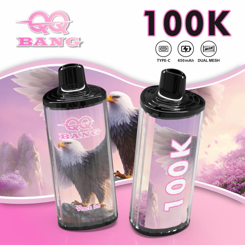 E-papieros Jednorazowy QQ BANG 100K (4 w 1) | Ekran LED
