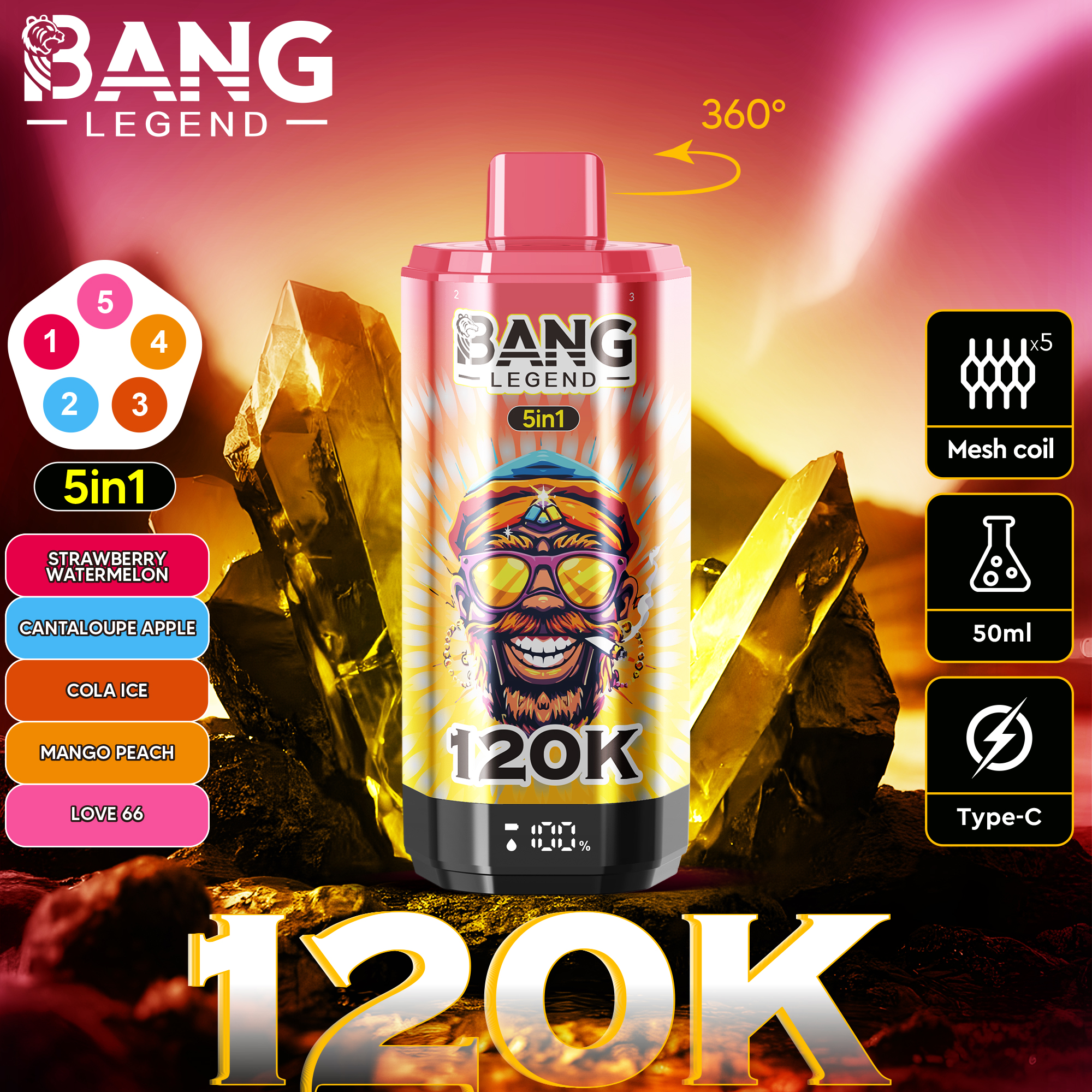 BANG LEGEND 120K U10
