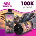 E-papieros Jednorazowy QQ BANG 100K (4 w 1) | Ekran LED – zdjęcie 10