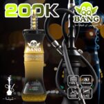 E-papieros QQ BANG E-Hookah 200K | Elektroniczna Szisza DTL/MTL | Ekran LED – zdjęcie 10