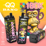 E-papieros Jednorazowy QQ BANG 180K (4 w 1) | Ekran LCD – zdjęcie 2