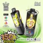 E-papieros Jednorazowy BANG LEGEND 150K (6 w 1) | Ekran LCD – zdjęcie 2