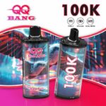 E-papieros Jednorazowy QQ BANG 100K (4 w 1) | Ekran LED – zdjęcie 3