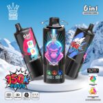 E-papieros Jednorazowy BANG LEGEND 150K (6 w 1) | Ekran LCD – zdjęcie 5