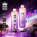 E-papieros Jednorazowy BANG BLAZE 60K (4 w 1) | Ekran LED – zdjęcie 6