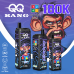 E-papieros Jednorazowy QQ BANG 180K (4 w 1) | Ekran LCD – zdjęcie 6