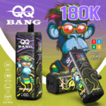 E-papieros Jednorazowy QQ BANG 180K (4 w 1) | Ekran LCD – zdjęcie 8