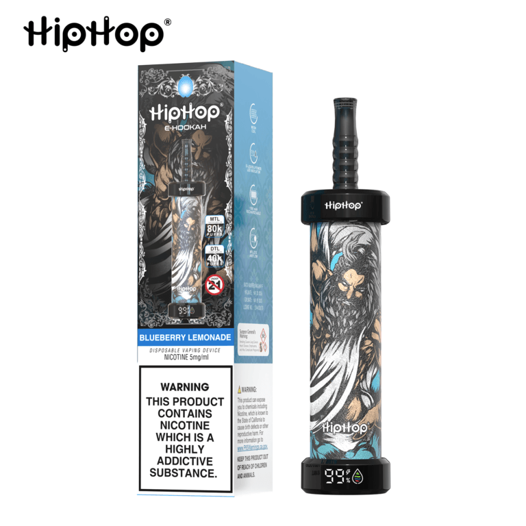 E-papieros HipHop E-Hookah 80K – zdjęcie 3