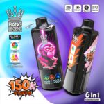 E-papieros Jednorazowy BANG LEGEND 150K (6 w 1) | Ekran LCD – zdjęcie 8