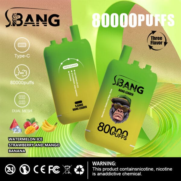 E-papieros BANG 80K (3 w 1)